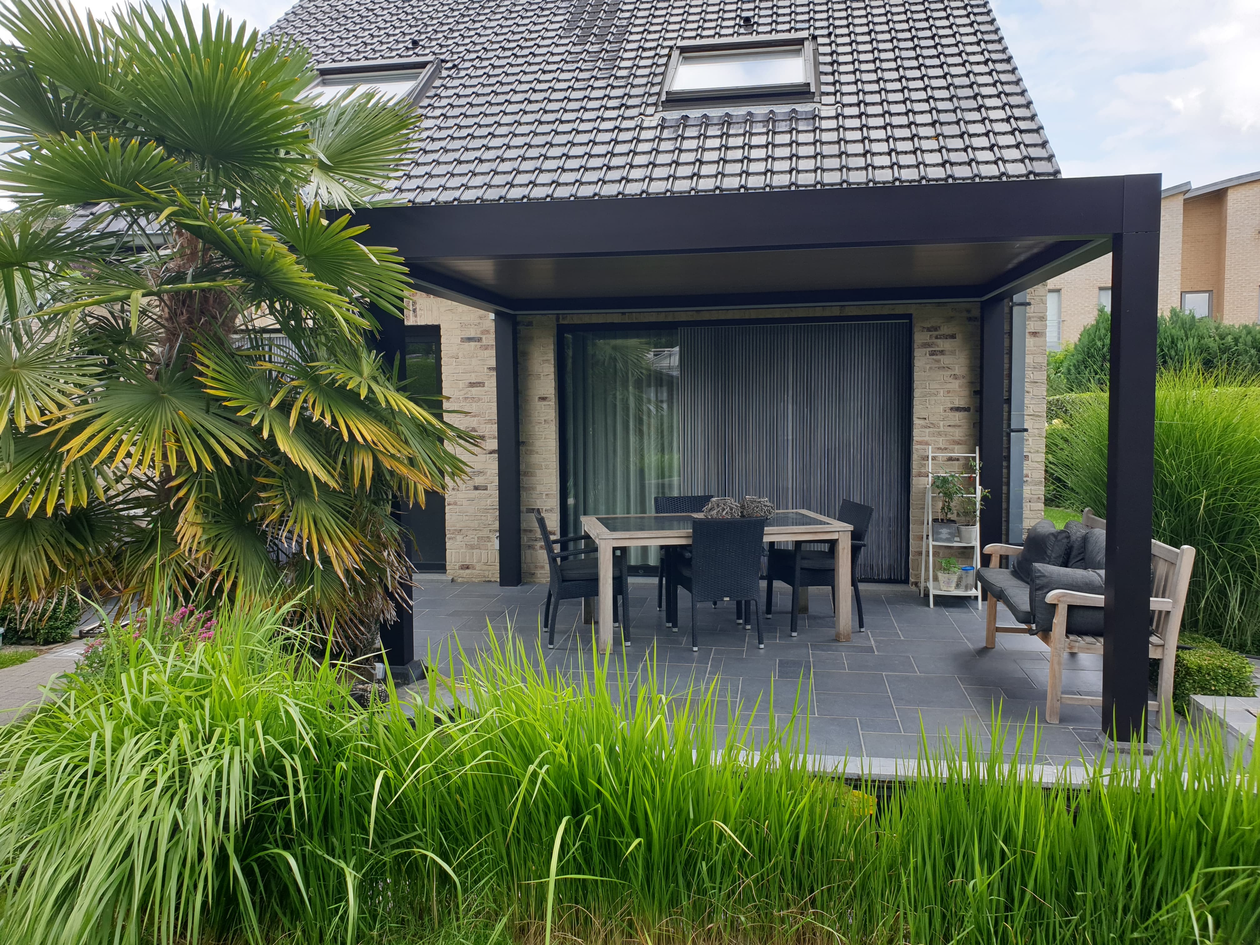 Lamellendak Verano terrasoverkapping