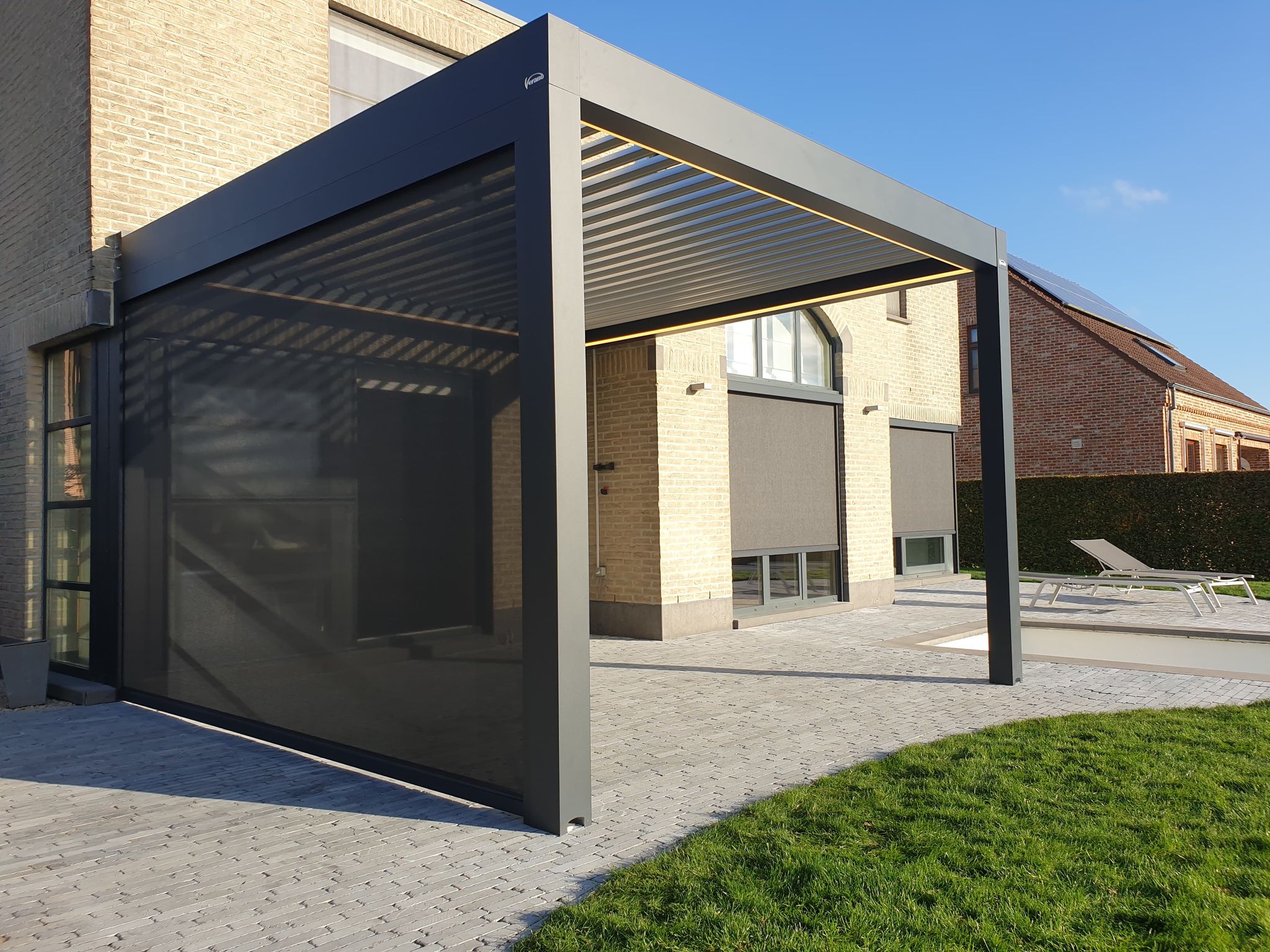 Lamellendak met screens Verano lamellendak